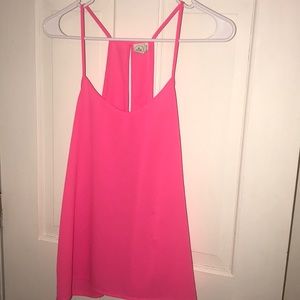 Pink tank top
